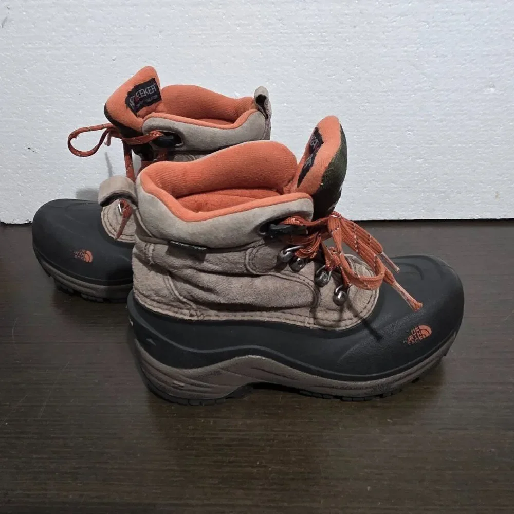 The North Face Waterproof Heat Seeker 200 Gram Insulated Beige Boots Kids 2